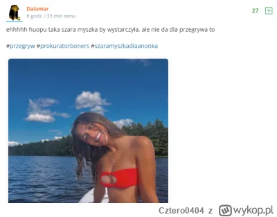 Cztero0404 - Nie żeby coś, ale o ile jesteś normalnym ziomkiem który jest w porządku ...