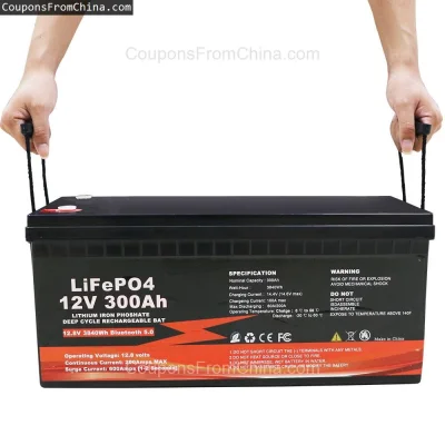 n____S - ❗ FUYUE 12V 300Ah LifePO4 Battery Pack 3840Wh [EU]
〽️ Cena: 678.99 USD (dotą...