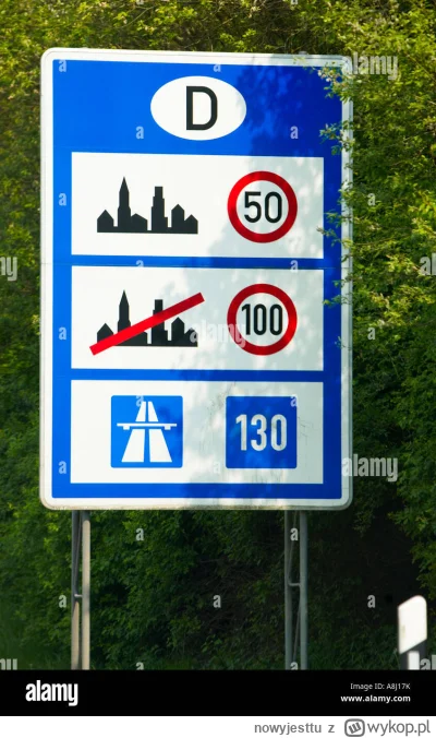 nowyjesttu - @BukovonKrossig: Na połowie odcinków niemieckich autostrad jest limit, n...