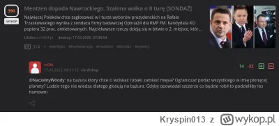 Kryspin013 - Mamy 2025 rok, a dalej znajdzie się kuc które wierzą w "bedo nam kazali ...