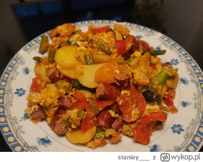 stanley___ - #gotujzwykopem

Kiełbaska, jajka, warzywa z ziemniakami, przyprawy. Dobr...