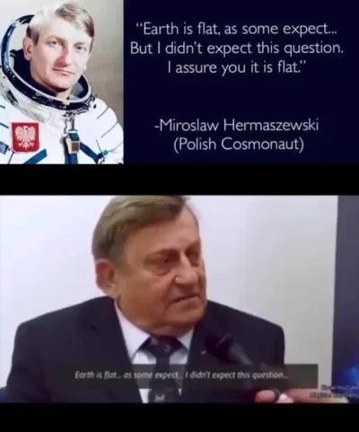 ntdc - Pamiętajmy o tym co mówił pierwszy Polak w kosmosie.

#kosmos #spacex #plaskaz...