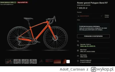 Adolf_Cartman - Jakieś opinie? :)
https://sprint-rowery.pl/rower-gravel-polygon-bend-...