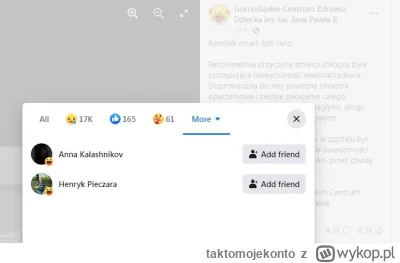 taktomojekonto - @agdybytak: ja wiem że to jakiś troll itp, ale ten typ jest jakiś #!...