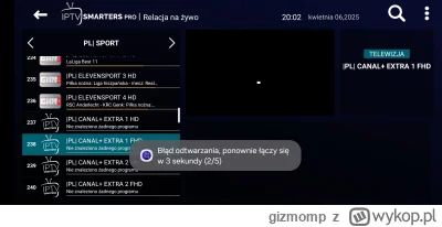 gizmomp - @shexcyk: nie w każdej IPTV śmiga. Np w crystal już nie działa canal+ extra...