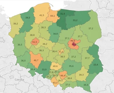 WrzeCiOna - @zdrajczyciel: zobacz ile osób przypada na 1mandat w warszawie i okolicy
...