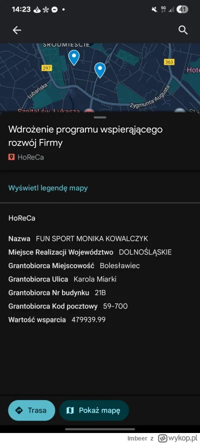 Imbeer - i cyk, druga dzialalnosc i kolejne dofinansowanie na to samo nazwisko i bliz...