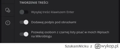 SzukamNlcku - Jak wyłączyć wysyłanie wiadomości klawiszem enter? Oczywiście ta opcja ...