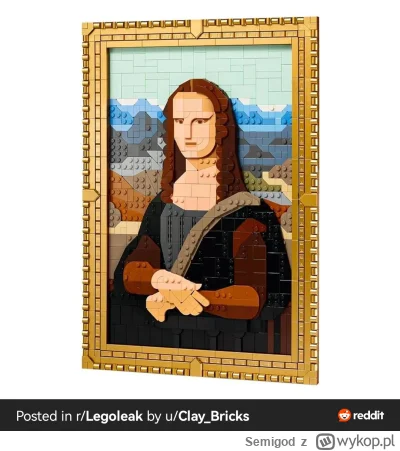 Semigod - Set: 31213 - Mona Lisa (18+)

    • Includes 1503 pieces
    • US $99.99 - ...