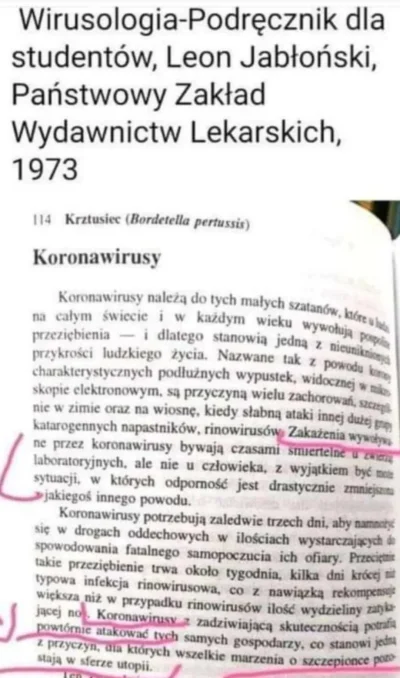 Qubryk - Już pół wieku temu nauczano, że szczepionka na katar to utopia.