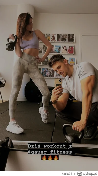 karix98 - chad.fitness "ćwiczy" przysiady z Roksaną pewnie a incel beciak grubas bawi...