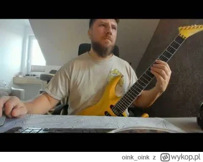 oink_oink - #gitara #gitaraelektryczna  w koncu jakos normalnie udalo mi sie zgrac au...