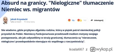 koala667 - Niemcy i ich służby już mataczą w sprawie podrzucania nam nielegalnych imi...