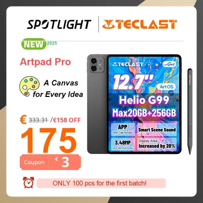 n____S - ❗ Teclast ArtPad Pro 12.7inch 2.2K 8/256GB G99 10000mAh 30W Android 15 Table...