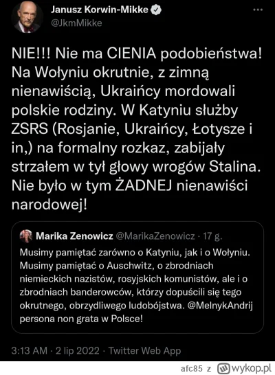 afc85 - @afc85: 

a tak w ogóle to było co innego, rosjanie zrobili to z miłości