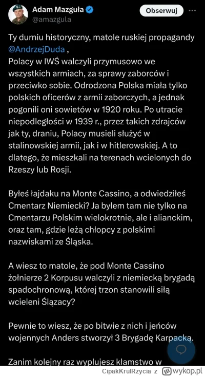 CipakKrulRzycia - #polityka #wojna #bekazpisu #cenzoduda
