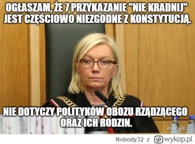 Nobody32 - PiS rozwalając Trubunał Konstytucyjny zrobił nam wszystkim straszne świńst...