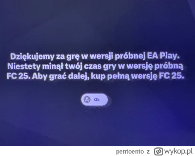pentoento - Mam pełną wersję gry, kupiona tydzień temu. Ocb?????
#fut #fc25
