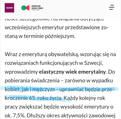 Pompejusz - Partia Razem podniesie kobietom wiek emerytalny do 65. To dobre i sprawie...