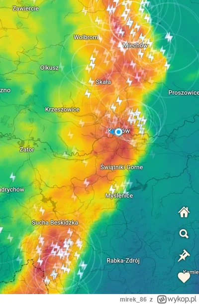 mirek_86 - #krakow #burza 

jeszcze 20min max już idzie dalej