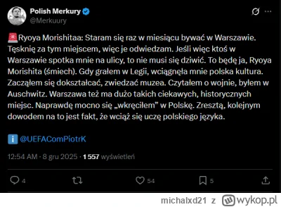 michalxd21 - Rezygnacja z takiego zawodnika, który wciąż się sportowo bronił, jest na...