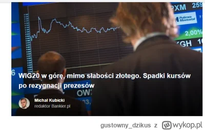gustowny_dzikus - #gielda 
Bo walutą indeksu jest polski złoty geniusze z bankiera