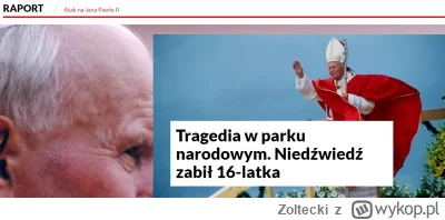 Zoltecki - Nie żebym bronił papieża, ale te ataki poszły już za daleko

SPOILER