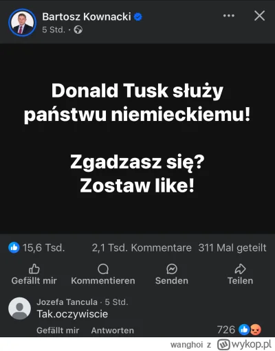 wanghoi - Były sekretarz stanu w MON. Ja p------e poziom debaty publicznej sięgnął dn...