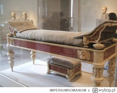 IMPERIUMROMANUM - Rzymskie patrycjuszowskie łoża

Rzymskie patrycjuszowskie łoża (lec...