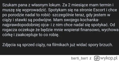 barti_bart - Uwaga rogacze promocja jest, eskortkę z brzuchem można przygarnąć za dar...