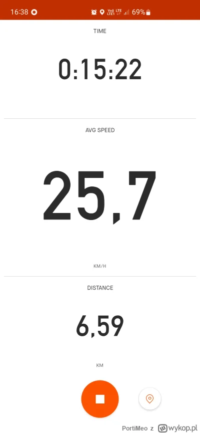 PortiMeo - Czy da się jakoś zmienić, żeby pokazywało aktualną prędkość zamiast średni...