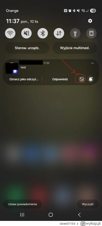dawid110d - @login0654 Na ten moment dla WhatsApp nie można włączyć dymków, ale dla S...