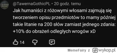 MemeFairy - Ktoś jest mi w stanie wyjaśnić skąd u widzów kaszlaka niechęć do humanist...