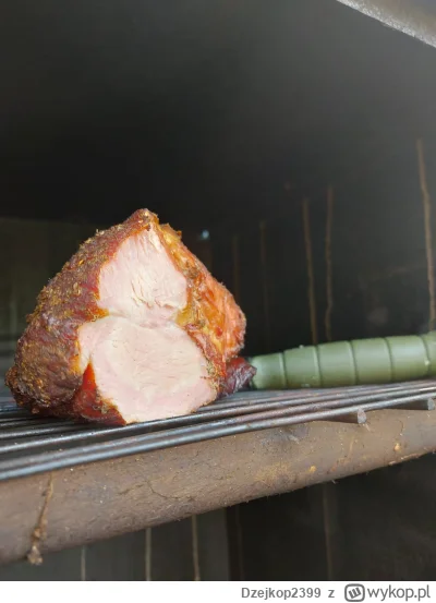 Dzejkop2399 - Pierwsze wędzenie w życiu. Miało być podobno 4 godziny. A wyszło 12-13....