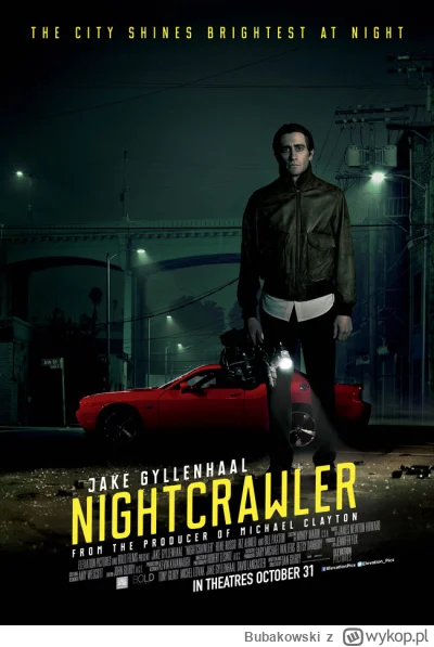 Bubakowski - Dziś był nie najgorszy dzień, a więc wybrałem film "Nightcrawler" z 2014...