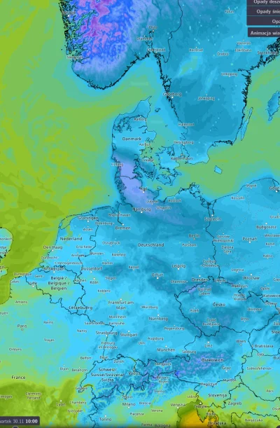 KingaM - Nad południową Danią się zrobił dołek lodowy, a studenci na praktyce w Oneci...