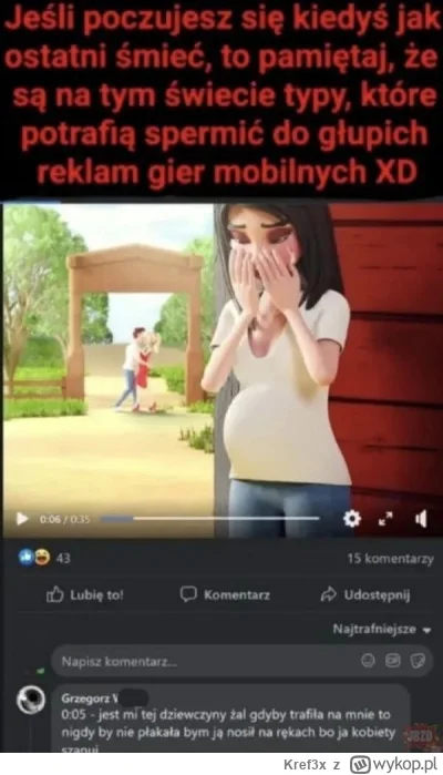 Kref3x - #przegryw  #blackpill #tinder #spermiarzalert