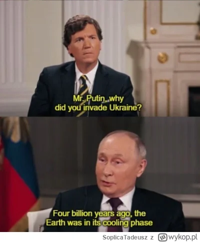 SoplicaTadeusz - #ukraina 

Co do wczorajszych wypocin putina to aż mi się przypomnia...