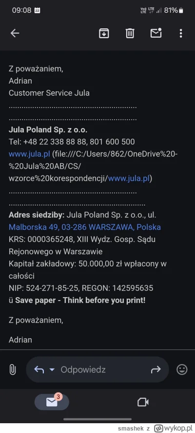 smashek - U nich pewnie wszystko działa;)
#jula #heheszki
