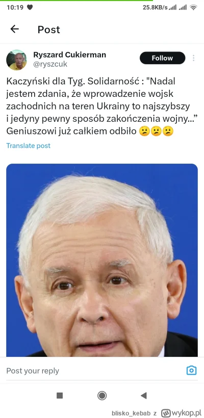 blisko_kebab - Dla spóźnialskich: spin z Twittera że Hołownia wpycha nas w wojnę już ...