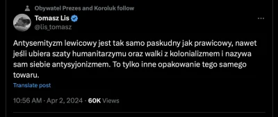 dobry-informatyg - krytyka żydów za zabicie Polaka to antysemityzm, czego nie rozumie...