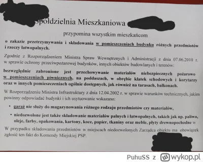 PuhuSS - @sylwek2k tu tu jest akurat wspomniane również o rzeczach palnych