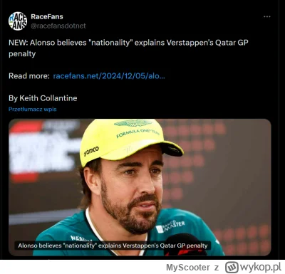 MyScooter - #f1 Verstappen feat Alonso vs Brytyjska mafia xd