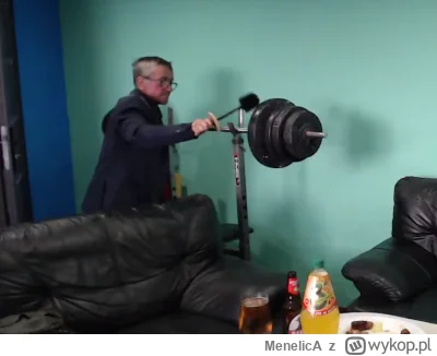 MenelicA - #bystrzaktv 
Pierw porządki potem ćwiczenia