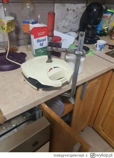 makgyvergaleriapl - W sumie ostatnio połamał Mi się toster