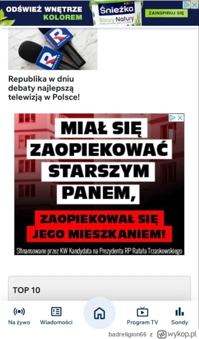 badreligion66 - #polityka Fajne reklamy można znaleźć na stronie republiki XD