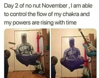 Jashon_Statham - Dzień drugi NNN #nonutnovember  z #przegryw w tym dniu powinna dojść...