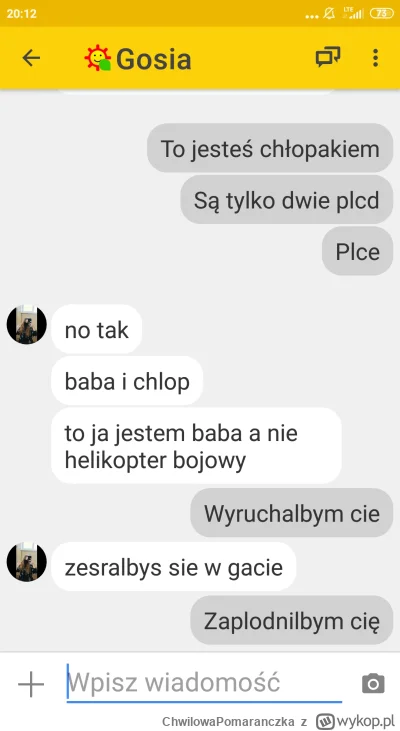 ChwilowaPomaranczka - Głupie baba #p0lka