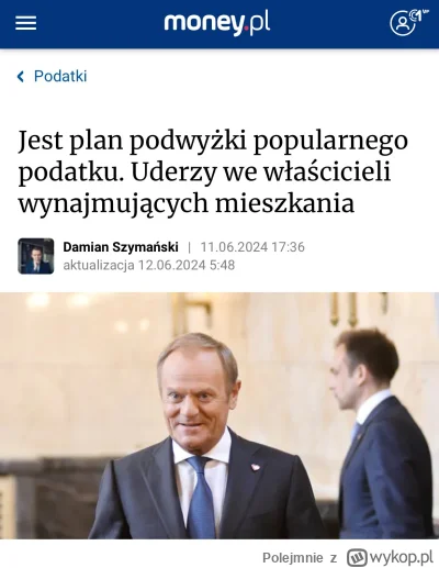 Polejmnie - Minister finansów ma plan podwyżki podatku dla osób rozliczających najem ...