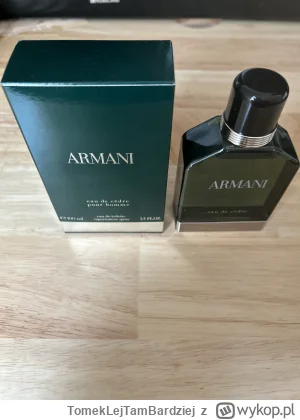 TomekLejTamBardziej - Sprzedam Armani Eau De Cedre
Raz psiknięte 
290pln +kw dowolne ...